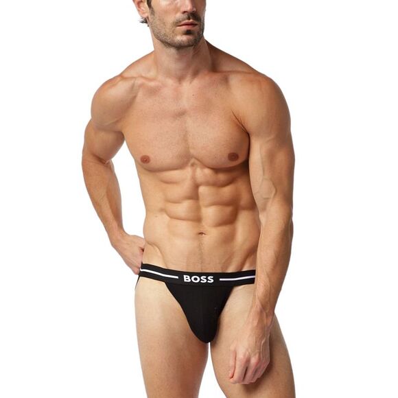 Boss Mens 3-Pack Cotton Stretch Bold Jock Strap Bold X-Large Black - NIB $45 - Picture 4 of 4